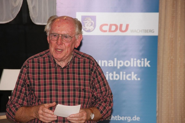 40 Jahre CDU in Wachtberg - Mitgliederversammlung in Niederbachem (August 2012)