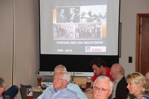40 Jahre CDU in Wachtberg - Mitgliederversammlung in Niederbachem (August 2012)