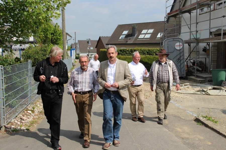 Beckschäfer vor Ort in Adendorf und Werthhoven (Mai 2014)