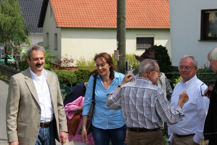 Beckschäfer vor Ort in Adendorf und Werthhoven (Mai 2014)