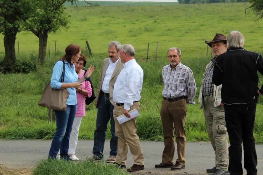 Beckschäfer vor Ort in Adendorf und Werthhoven (Mai 2014)