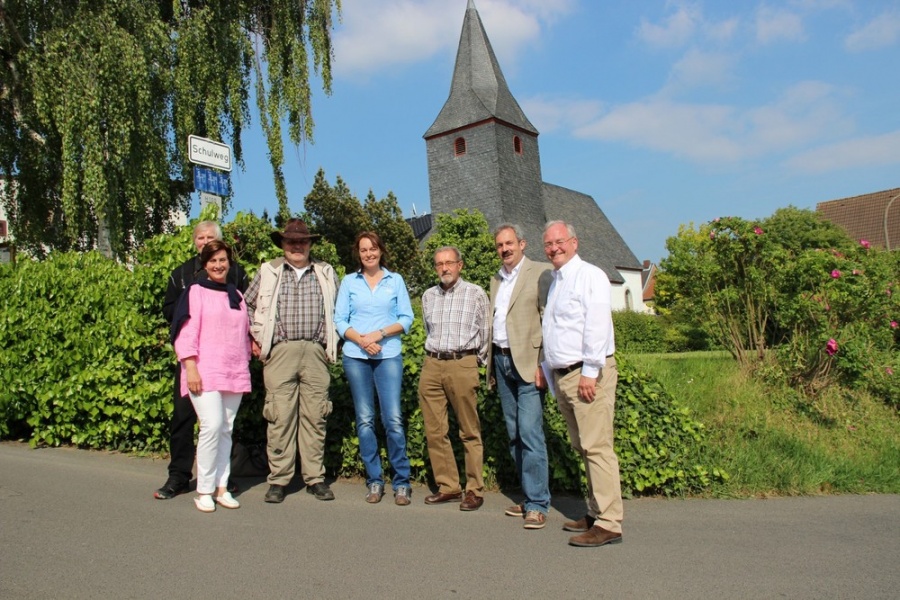 Beckschäfer vor Ort in Adendorf und Werthhoven (Mai 2014)