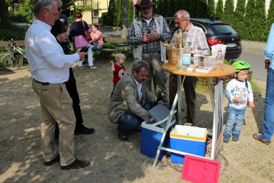 Beckschäfer vor Ort in Adendorf und Werthhoven (Mai 2014)
