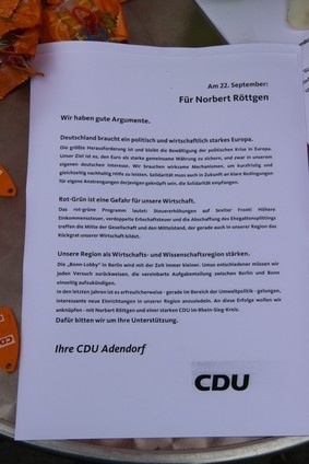 Bürgerinformation in Adendorf (Mai 2013)