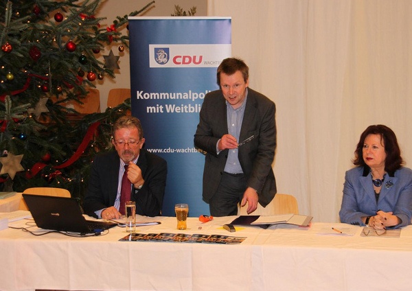 CDU-Mitgliederversammlung mit Vorstandsneuwahlen (Dezember 2012)