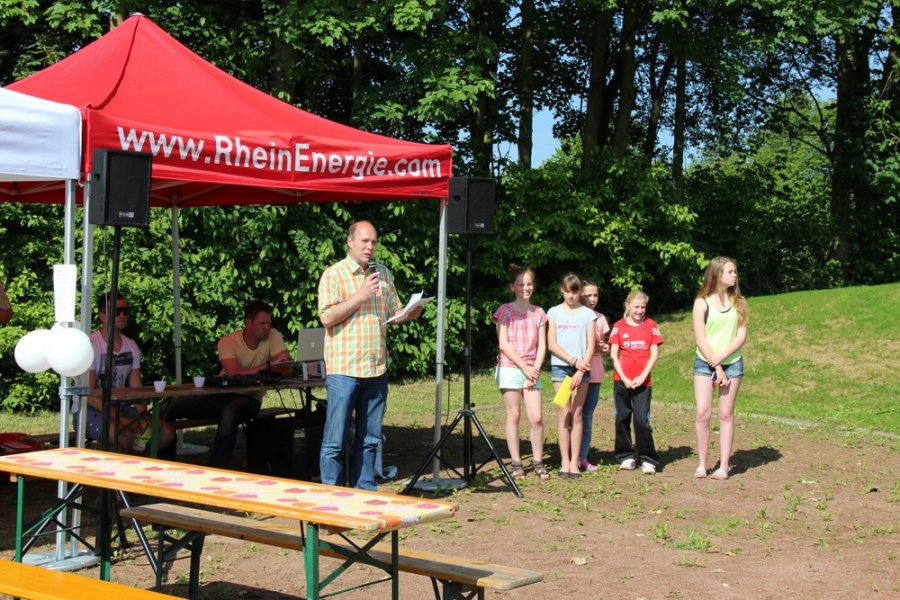 Eröffnung der neuen Beachvolleyballanlage am Schulzentrum Berkum (Mai 2014)