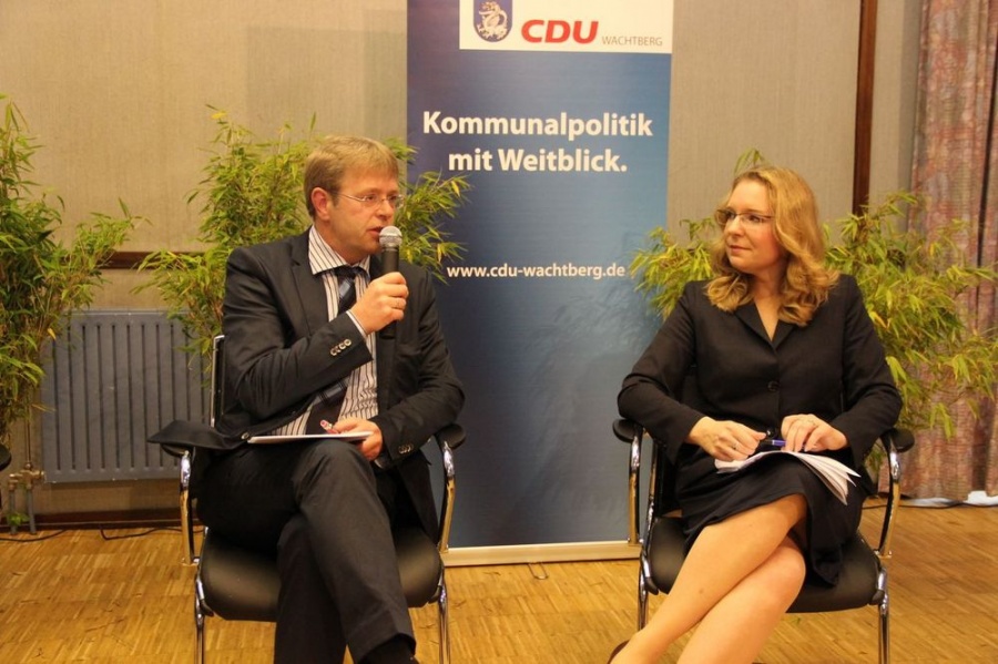 In Wachtberg im Gespräch: Energieexpertin Prof. Claudia Kemfert (Juli 2013)