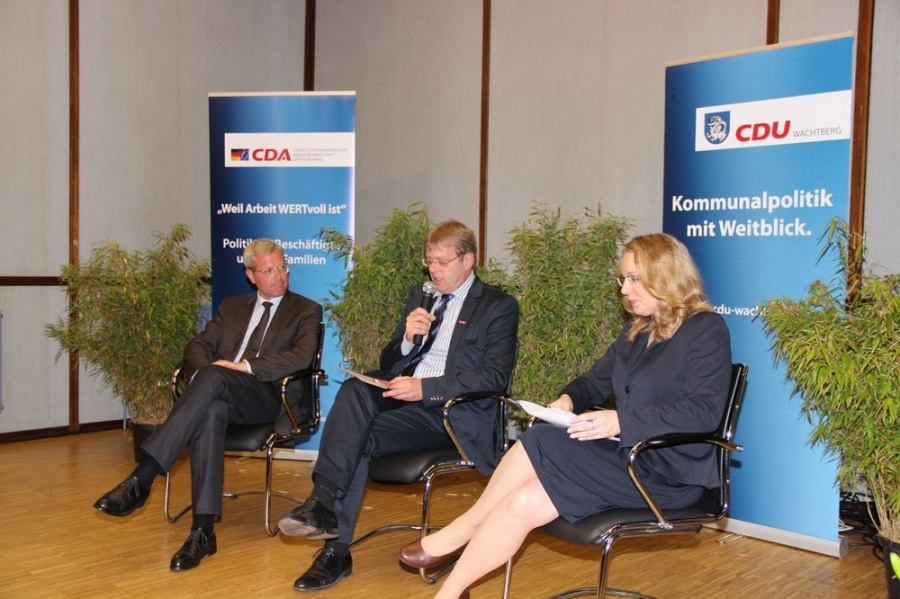 In Wachtberg im Gespräch: Energieexpertin Prof. Claudia Kemfert (Juli 2013)