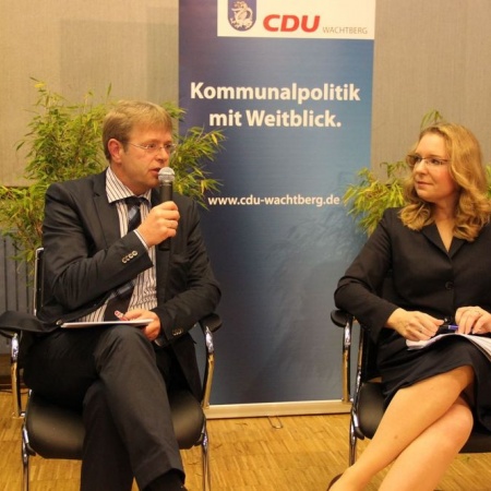 In Wachtberg im Gespräch: Energieexpertin Prof. Claudia Kemfert (Juli 2013)