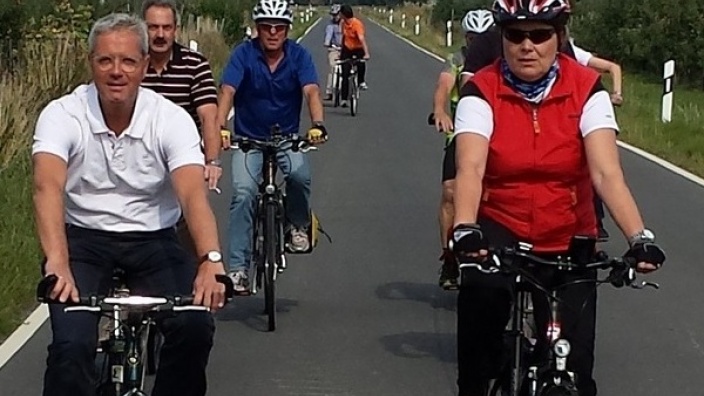 Fahrradtour durchs Ländchen und Bürgergespräch in Pech
