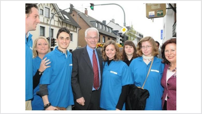 Jürgen Rüttgers schwört den Rhein-Sieg-Kreis auf einen heißen Wahlkampfendspurt ein