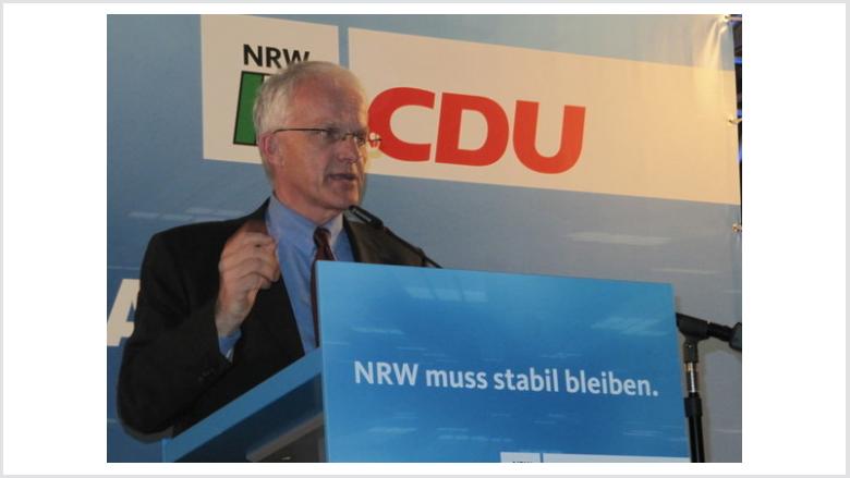 Jürgen Rüttgers schwört den Rhein-Sieg-Kreis auf einen heißen Wahlkampfendspurt ein