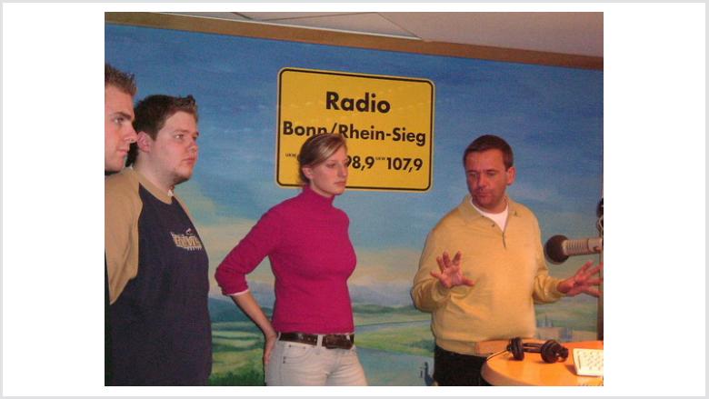Junge Union Wachtberg zu Gast bei Radio Bonn / Rhein-Sieg