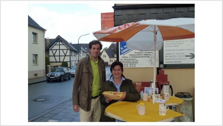 CDU-Ratsmitglieder wünschten frohe Ostern und informierten über Politik in Villip und Holzem