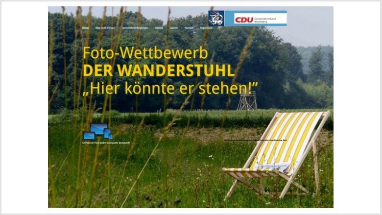 Fotowettbewerb: Wanderstühle gehen in Wachtberg auf Reisen - jetzt teilnehmen! Fotowettbewerb: Wanderstühle gehen in Wachtberg auf Reisen - jetzt teilnehmen!