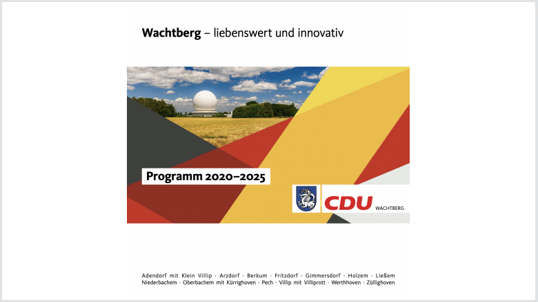 Wachtberg - liebenswert und innovativ