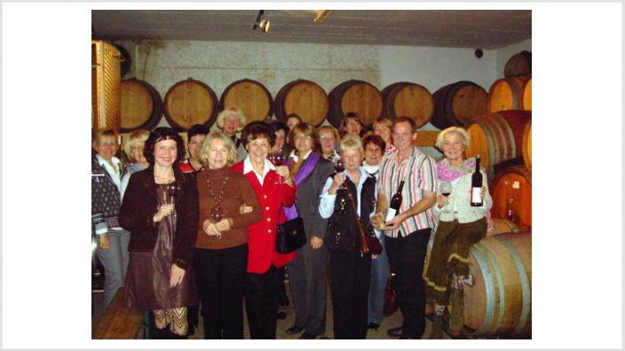 Weinprobe der Frauen Union in Dernau