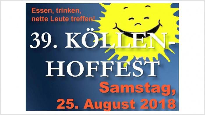 39. Köllenhoffest